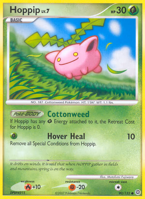 Hoppip 90/132 Pokemon card