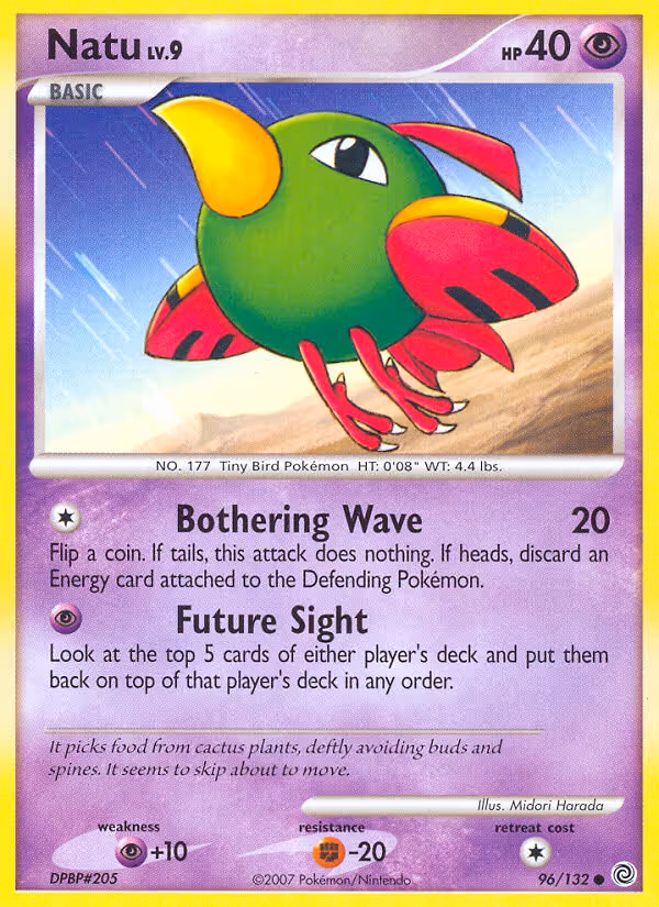 Natu 96/132 Pokemon card