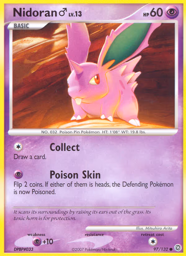 Nidoran♂ 97/132 Pokemon card