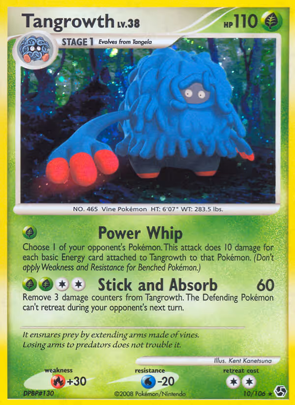 Tangrowth 10/106 Pokemon card