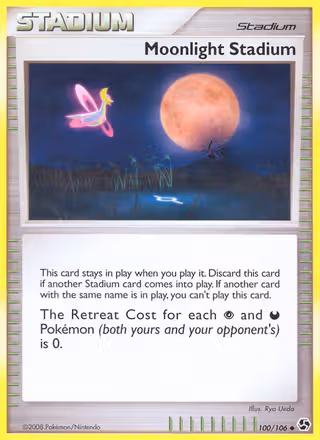 Moonlight Stadium 100/106 Pokemon card