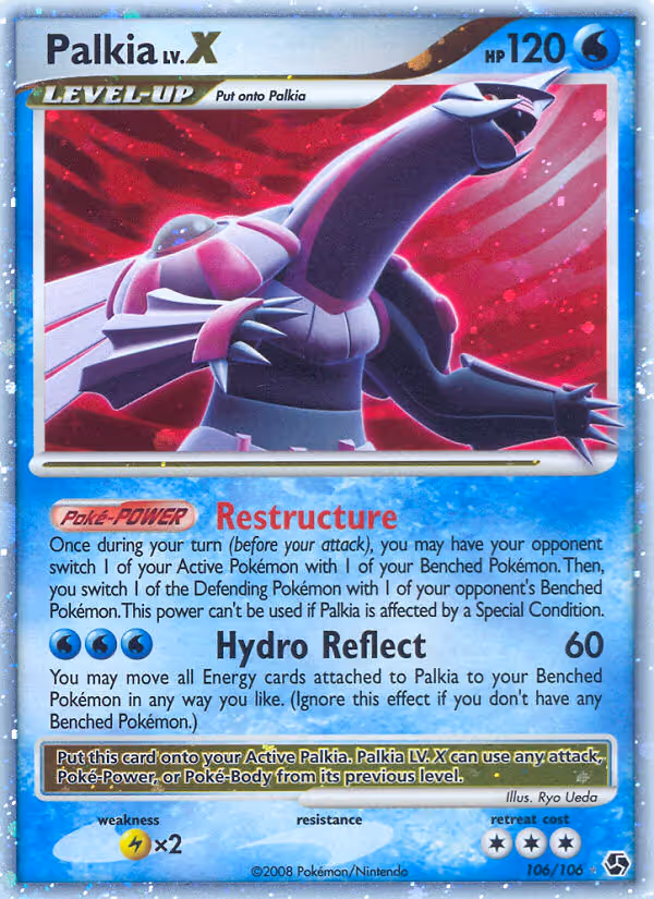 Palkia 106/106 Pokemon card
