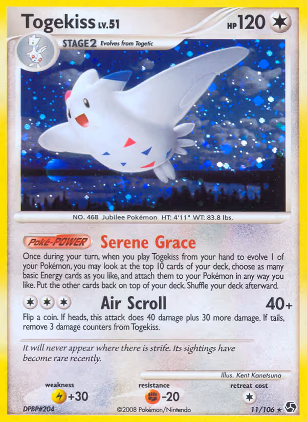 Togekiss 11/106 Pokemon card
