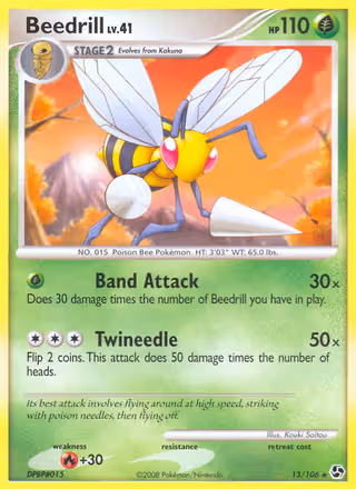 Beedrill 13/106 Pokemon card