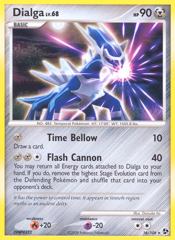 Dialga 16/106 Pokemon card