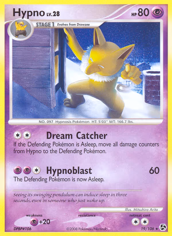 Hypno 19/106 Pokemon card