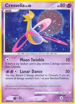 Cresselia 2/106 Pokemon card