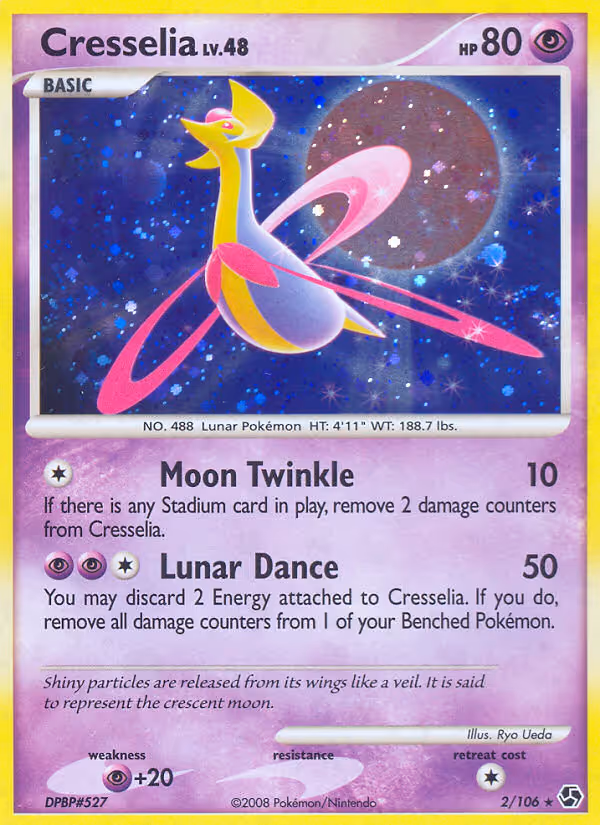Cresselia 2/106 Pokemon card