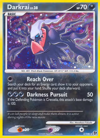 Darkrai 3/106 Pokemon card