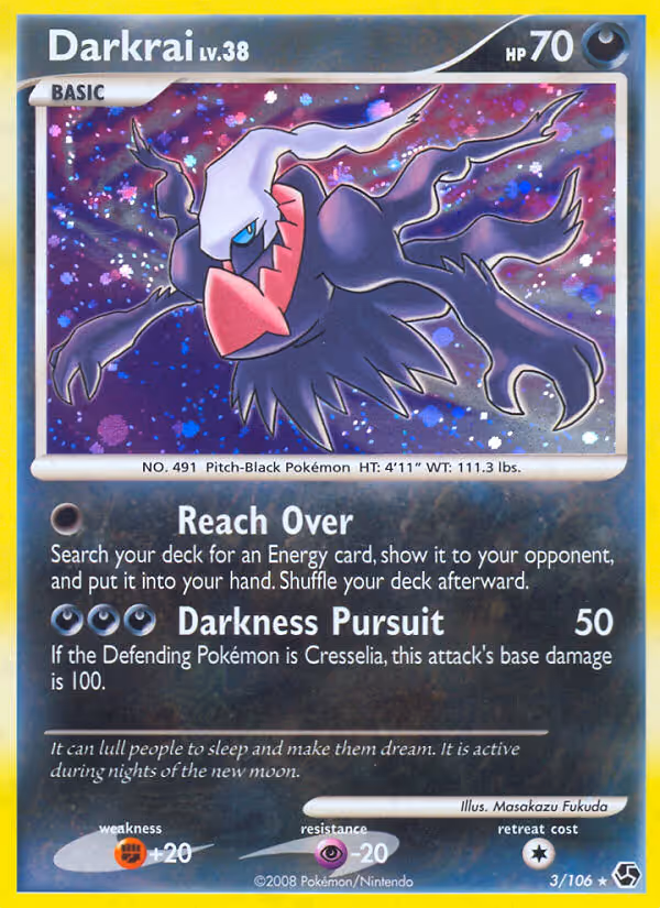 Darkrai 3/106 Pokemon card