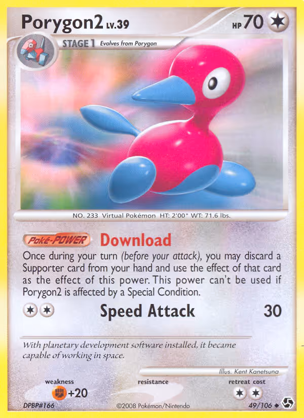 Porygon2 49/106 Pokemon card