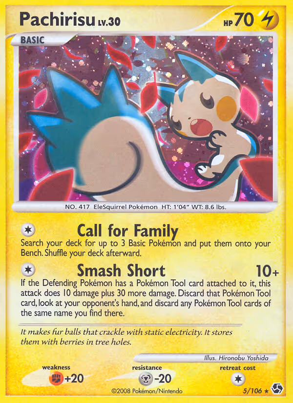 Pachirisu 5/106 Pokemon card