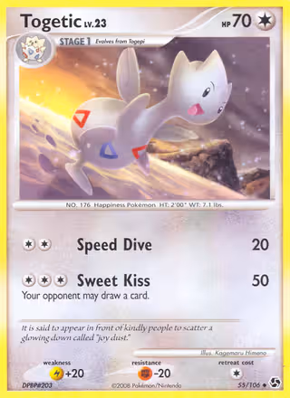 Togetic 55/106 Pokemon card
