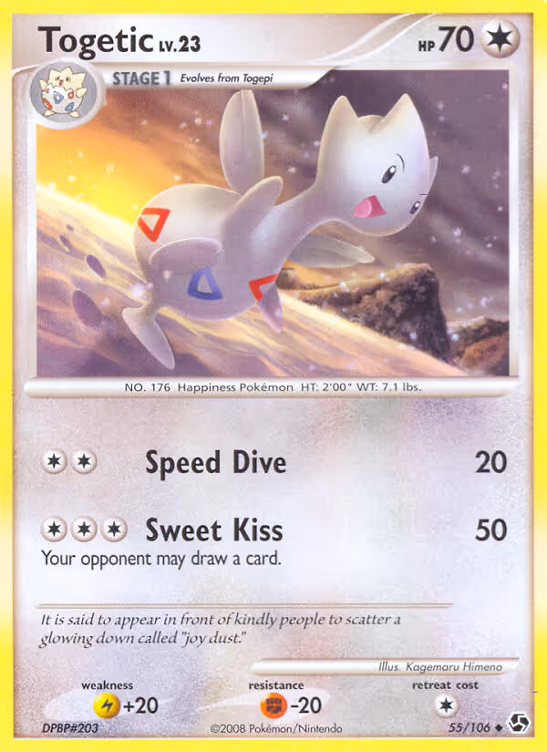 Togetic 55/106 Pokemon card