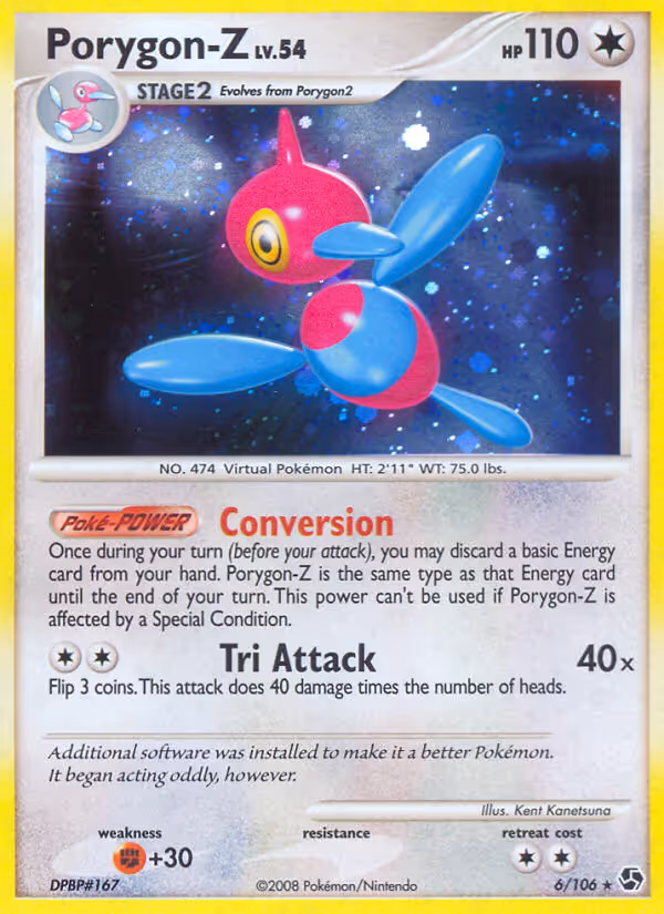 Porygon-Z 6/106 Pokemon card