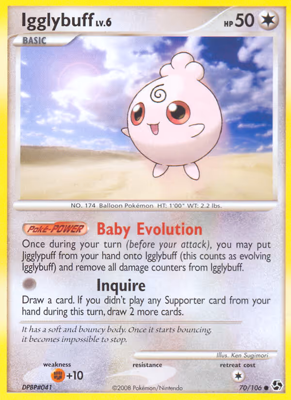 Igglybuff 70/106 Pokemon card