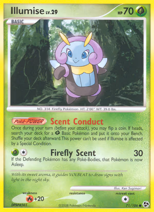 Illumise 71/106 Pokemon card