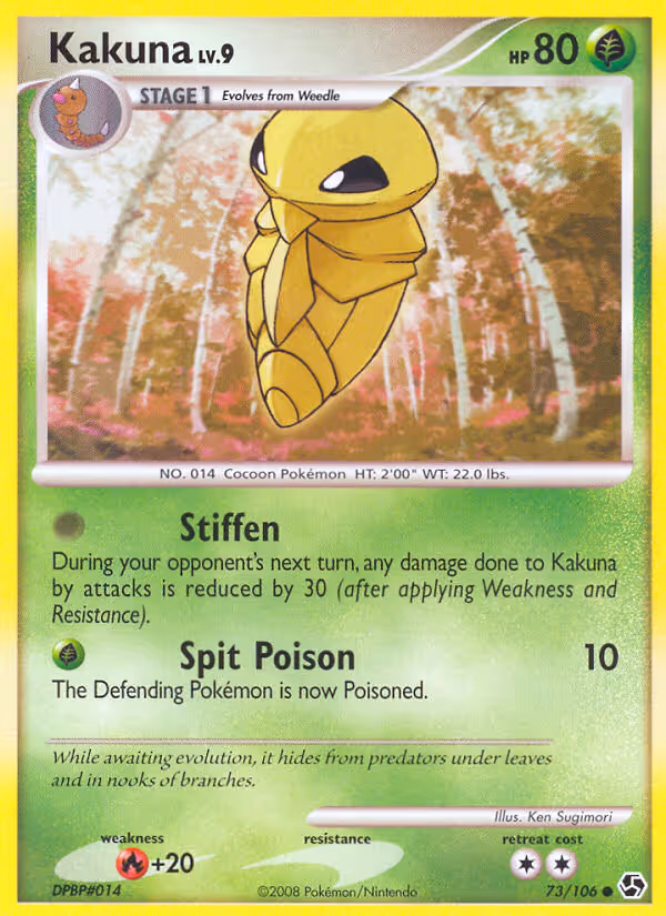 Kakuna 73/106 Pokemon card