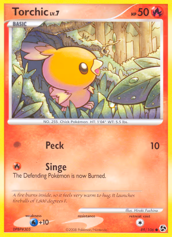 Torchic 89/106 Pokemon card