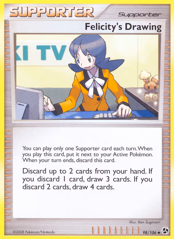 Felicity's Drawing 98/106 Pokemon card