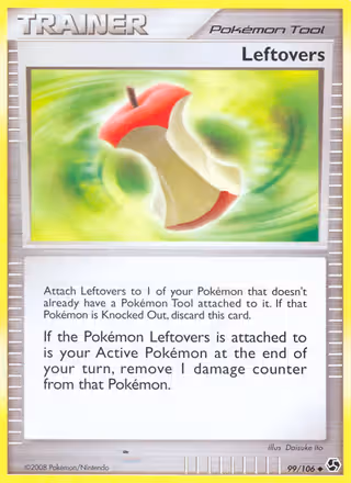 Leftovers 99/106 Pokemon card