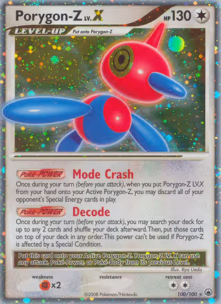 Porygon-Z 100/100 Pokemon card