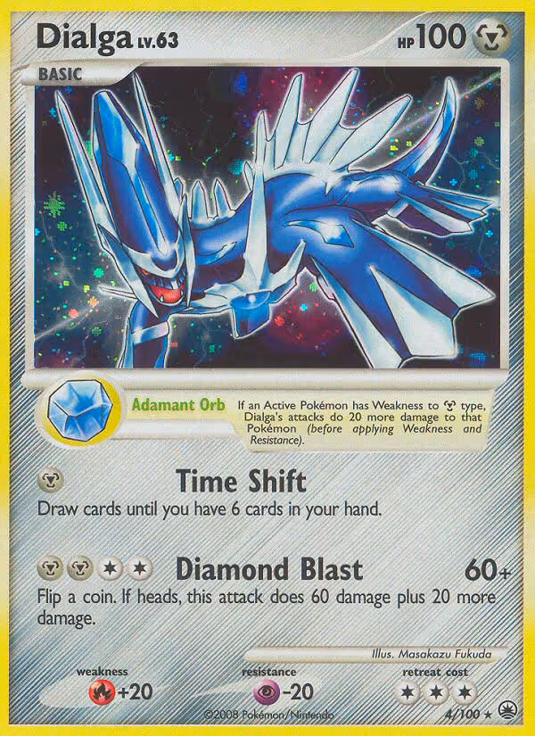Dialga 4/100 Pokemon card
