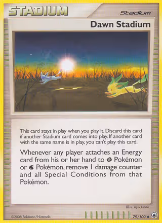 Dawn Stadium 79/100 Pokemon card