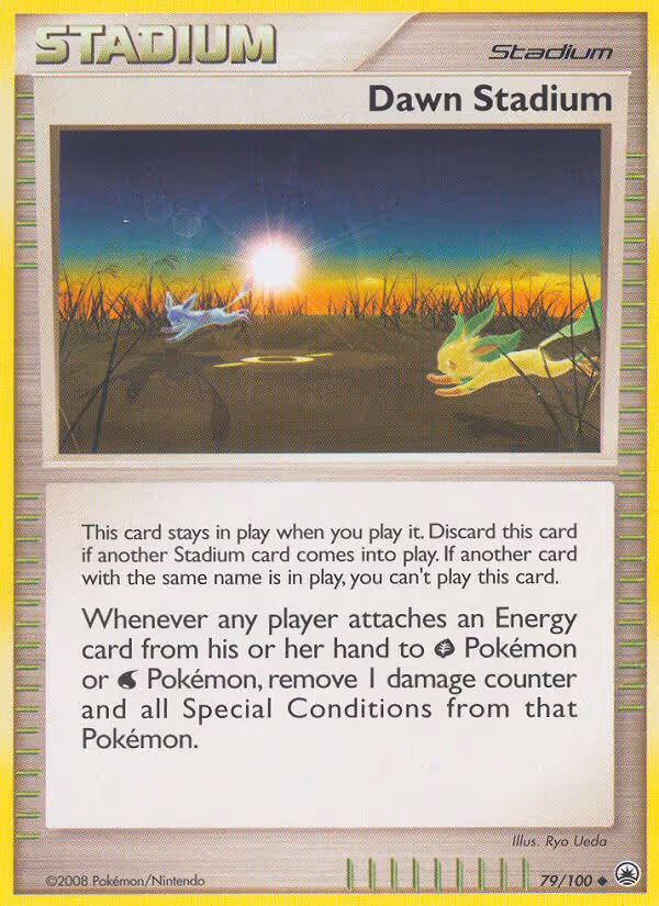 Dawn Stadium 79/100 Pokemon card