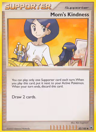 Mom's Kindness 83/100 Pokemon card