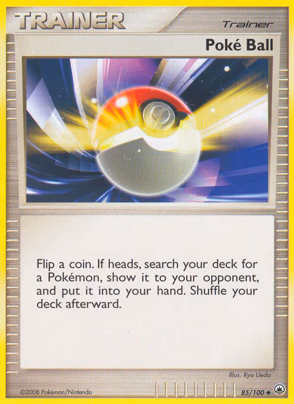 Poké Ball 85/100 Pokemon card