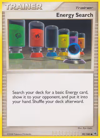 Energy Search 90/100 Pokemon card
