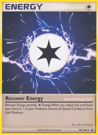 Recover Energy 96/100 Pokemon card