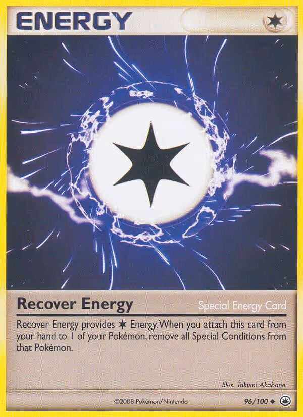 Recover Energy 96/100 Pokemon card