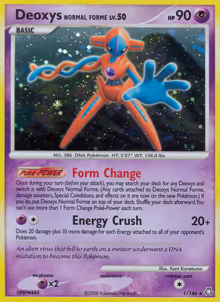 Deoxys Normal Forme 1/146 Pokemon card