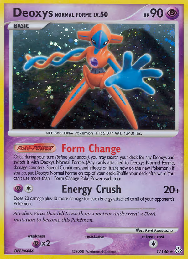 Deoxys Normal Forme 1/146 Pokemon card