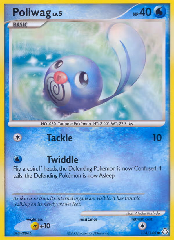 Poliwag 114/146 Pokemon card