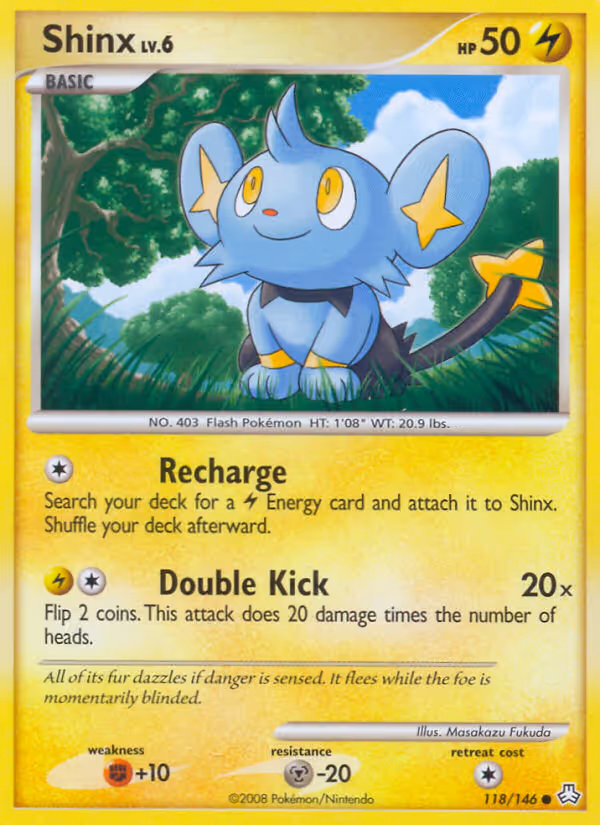 Shinx 118/146 Pokemon card
