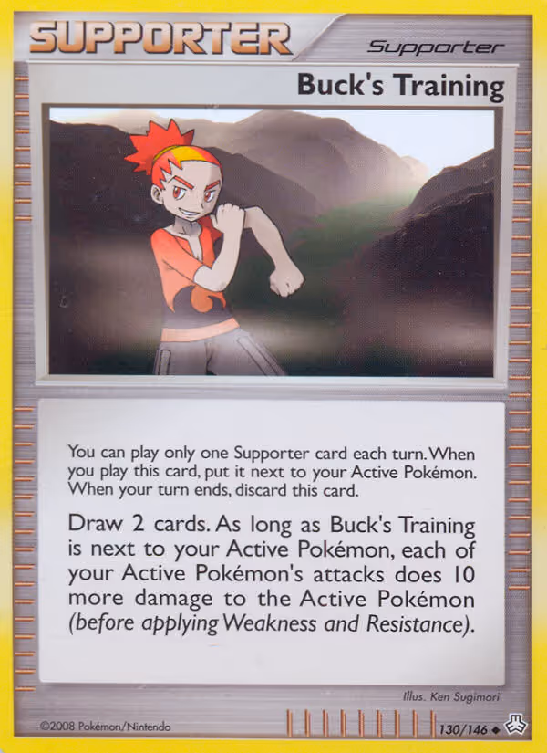 Buck's Training 130/146 Pokemon card