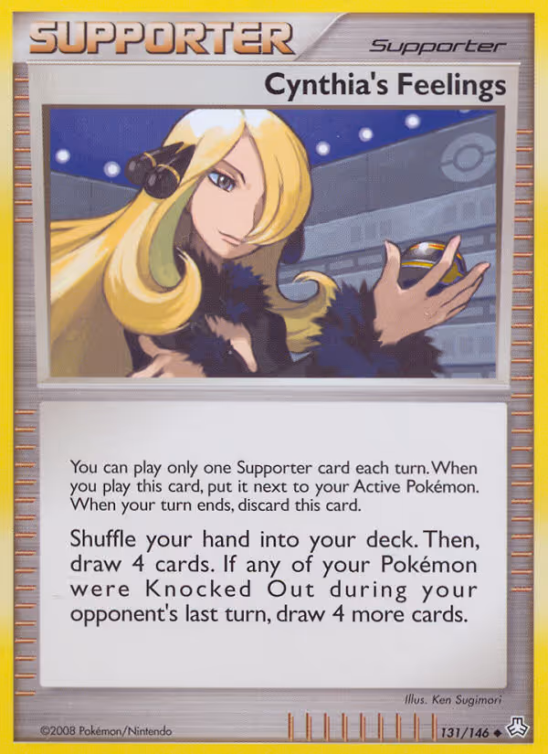 Cynthia's Feelings 131/146 Pokemon card