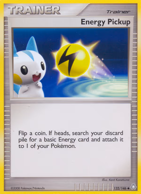 Energy Pickup 132/146 Pokemon card