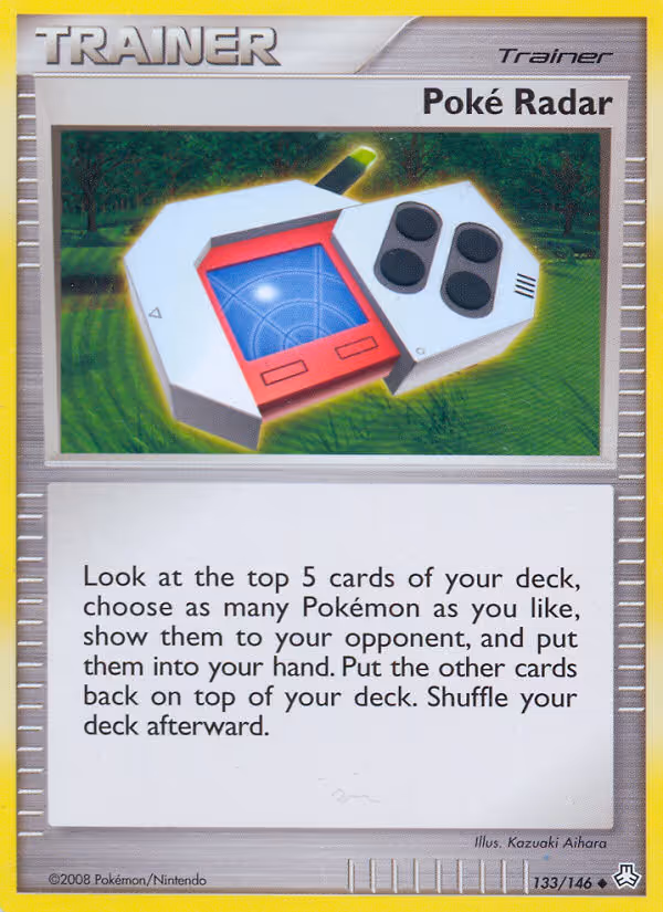 Poké Radar 133/146 Pokemon card