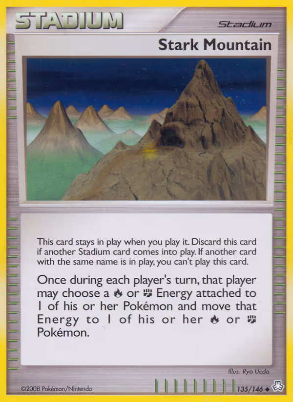 Stark Mountain 135/146 Pokemon card