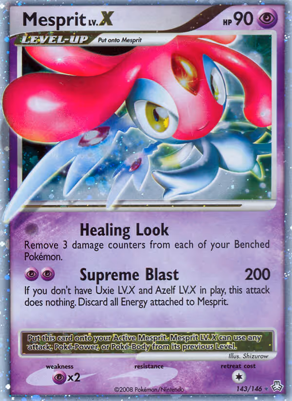 Mesprit 143/146 Pokemon card