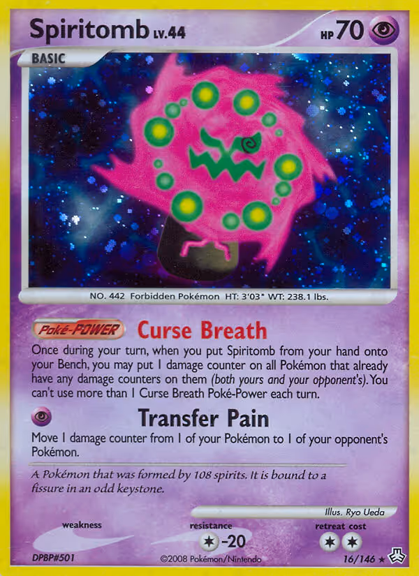 Spiritomb 16/146 Pokemon card