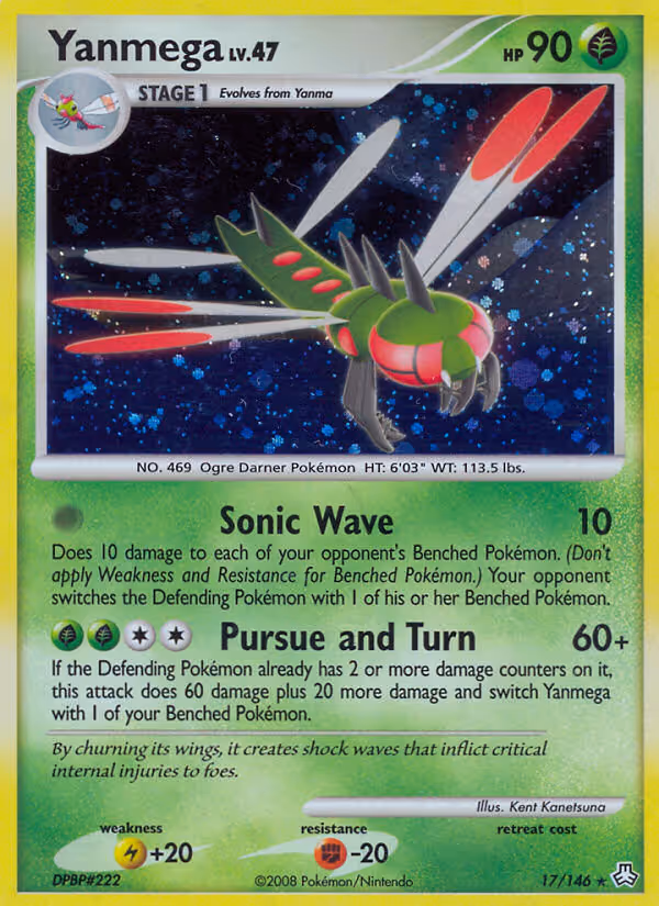 Yanmega 17/146 Pokemon card