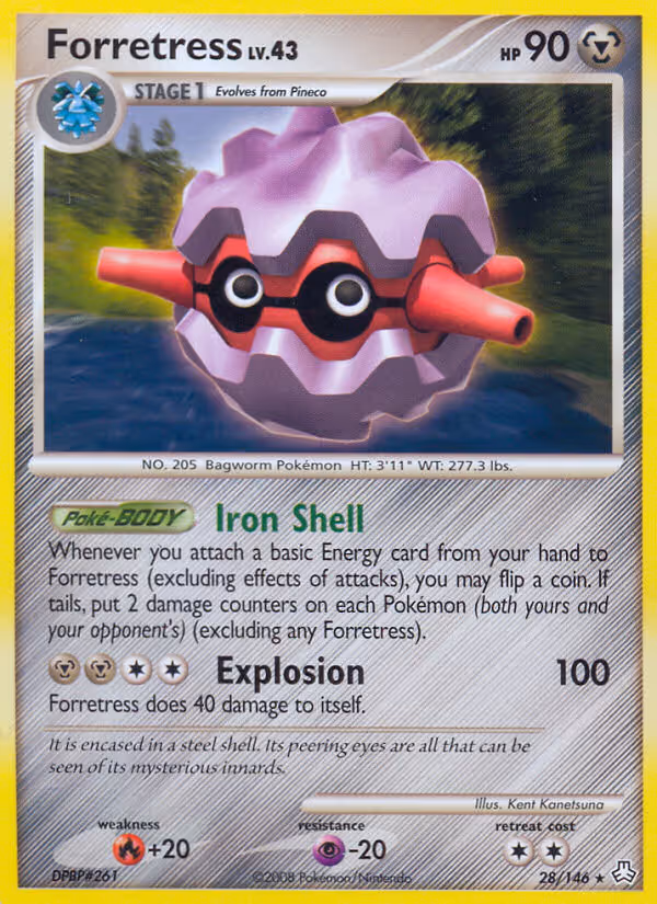 Forretress 28/146 Pokemon card