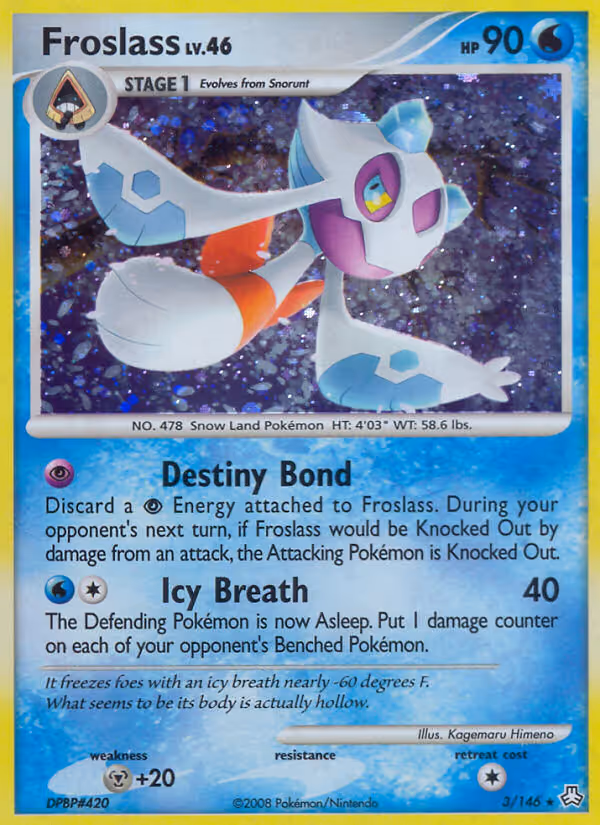 Froslass 3/146 Pokemon card