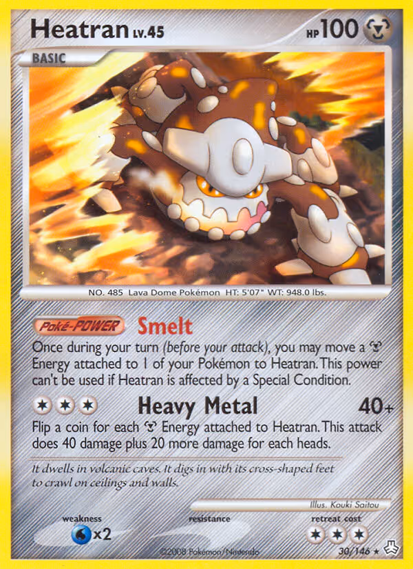 Heatran 30/146 Pokemon card