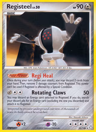 Registeel 39/146 Pokemon card